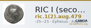 RIC I (second edition) Augustus 479 — CANOA