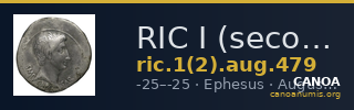 RIC I (second edition) Augustus 479 — CANOA