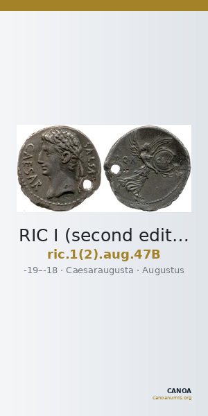 RIC I (second edition) Augustus 47B — CANOA