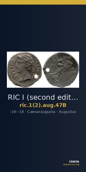 RIC I (second edition) Augustus 47B — CANOA