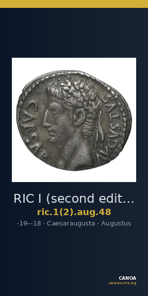 RIC I (second edition) Augustus 48 — CANOA