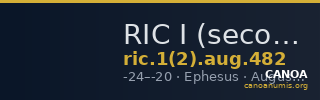 RIC I (second edition) Augustus 482 — CANOA