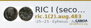 RIC I (second edition) Augustus 483 — CANOA
