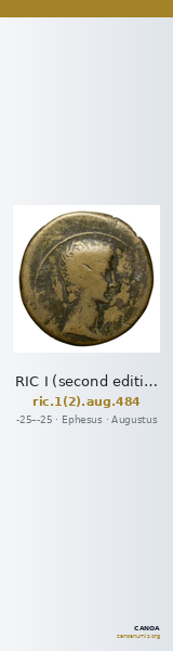RIC I (second edition) Augustus 484 — CANOA