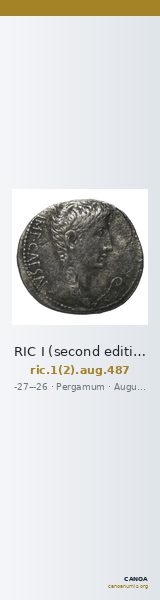 RIC I (second edition) Augustus 487 — CANOA