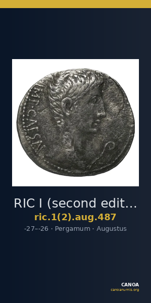 RIC I (second edition) Augustus 487 — CANOA