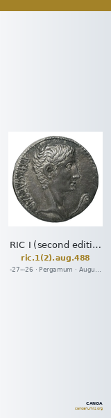 RIC I (second edition) Augustus 488 — CANOA