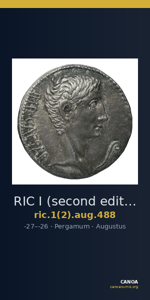 RIC I (second edition) Augustus 488 — CANOA