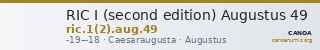 RIC I (second edition) Augustus 49 — CANOA