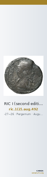 RIC I (second edition) Augustus 492 — CANOA