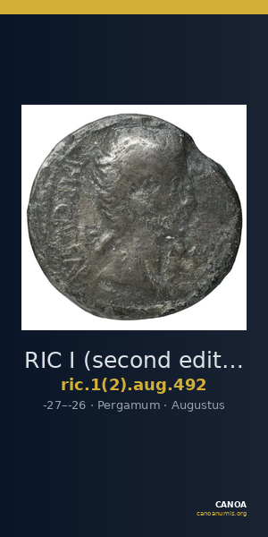 RIC I (second edition) Augustus 492 — CANOA