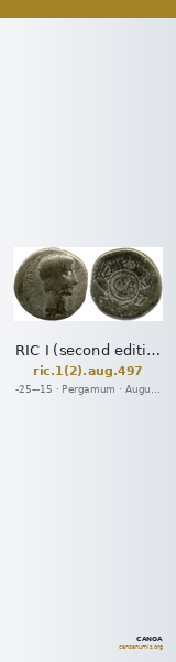RIC I (second edition) Augustus 497 — CANOA