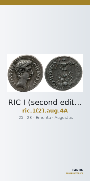 RIC I (second edition) Augustus 4A — CANOA