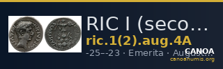 RIC I (second edition) Augustus 4A — CANOA
