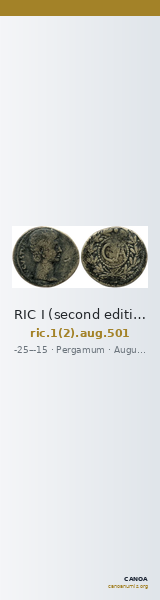 RIC I (second edition) Augustus 501 — CANOA