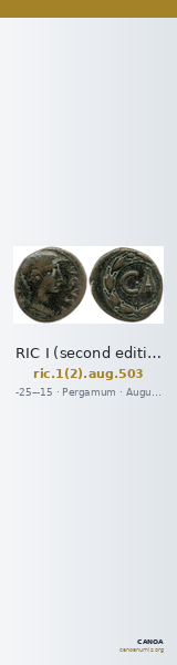 RIC I (second edition) Augustus 503 — CANOA