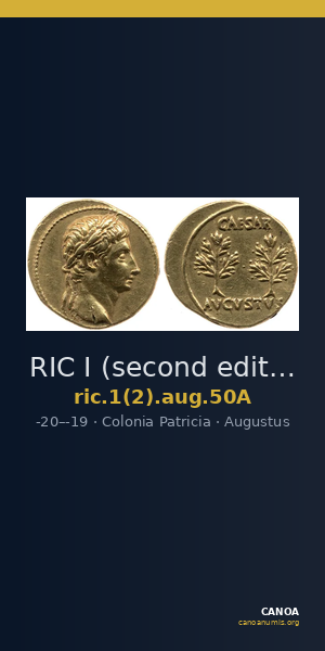 RIC I (second edition) Augustus 50A — CANOA