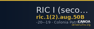 RIC I (second edition) Augustus 50B — CANOA