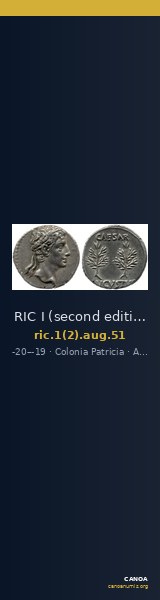 RIC I (second edition) Augustus 51 — CANOA