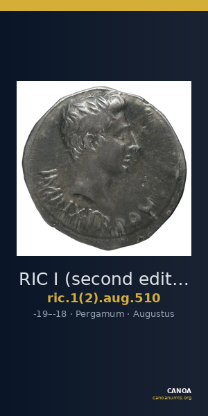 RIC I (second edition) Augustus 510 — CANOA