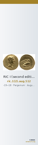 RIC I (second edition) Augustus 512 — CANOA