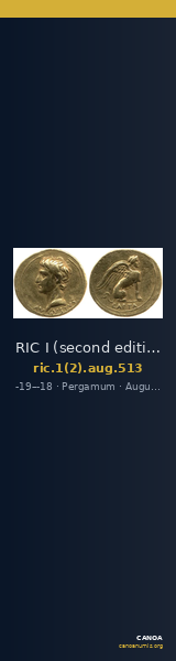 RIC I (second edition) Augustus 513 — CANOA