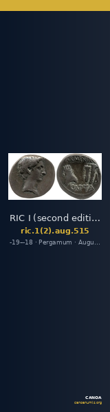 RIC I (second edition) Augustus 515 — CANOA