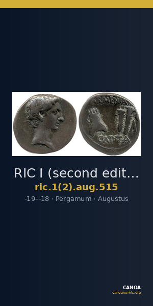 RIC I (second edition) Augustus 515 — CANOA