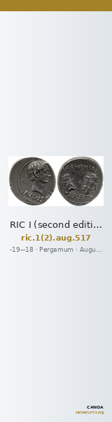 RIC I (second edition) Augustus 517 — CANOA
