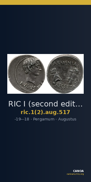 RIC I (second edition) Augustus 517 — CANOA
