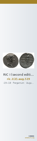 RIC I (second edition) Augustus 519 — CANOA