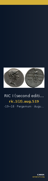 RIC I (second edition) Augustus 519 — CANOA