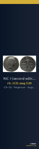 RIC I (second edition) Augustus 520 — CANOA