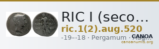 RIC I (second edition) Augustus 520 — CANOA
