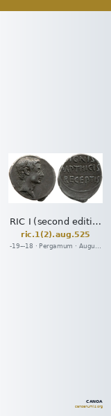 RIC I (second edition) Augustus 525 — CANOA