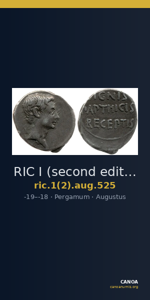 RIC I (second edition) Augustus 525 — CANOA