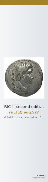 RIC I (second edition) Augustus 527 — CANOA