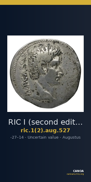 RIC I (second edition) Augustus 527 — CANOA