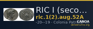 RIC I (second edition) Augustus 52A — CANOA