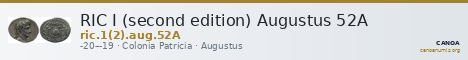 RIC I (second edition) Augustus 52A — CANOA