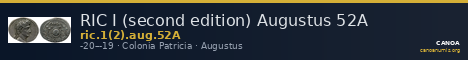 RIC I (second edition) Augustus 52A — CANOA
