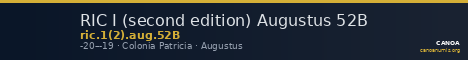 RIC I (second edition) Augustus 52B — CANOA