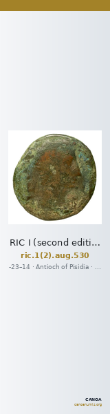 RIC I (second edition) Augustus 530 — CANOA