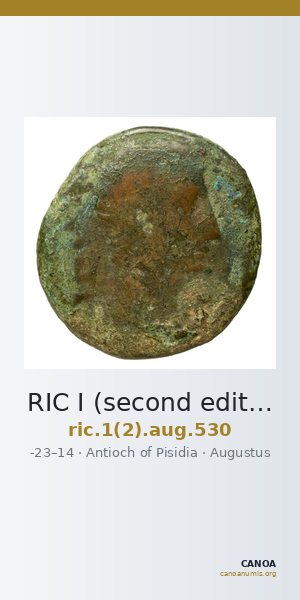 RIC I (second edition) Augustus 530 — CANOA