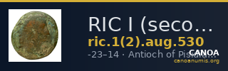 RIC I (second edition) Augustus 530 — CANOA