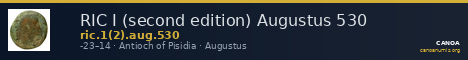 RIC I (second edition) Augustus 530 — CANOA