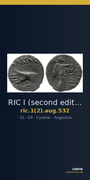 RIC I (second edition) Augustus 532 — CANOA