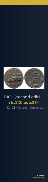 RIC I (second edition) Augustus 534 — CANOA