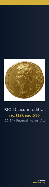 RIC I (second edition) Augustus 536 — CANOA