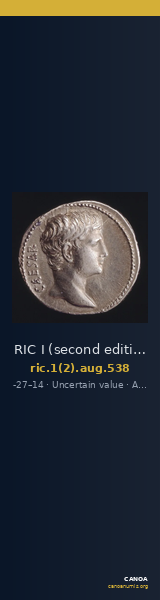 RIC I (second edition) Augustus 538 — CANOA